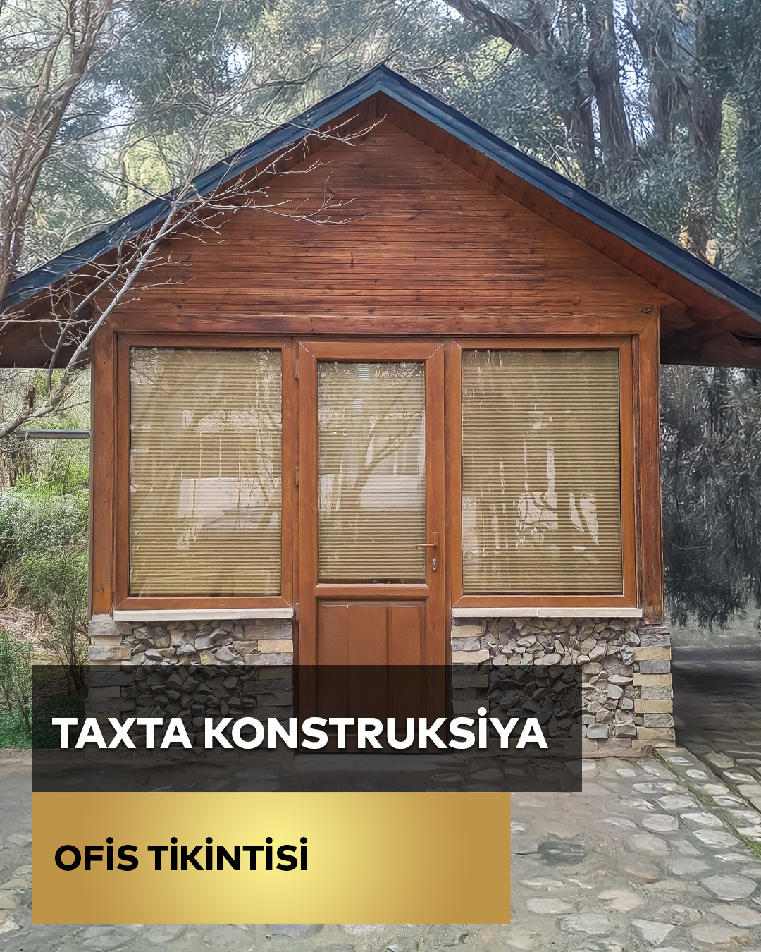Taxta konstruksiya ofislər